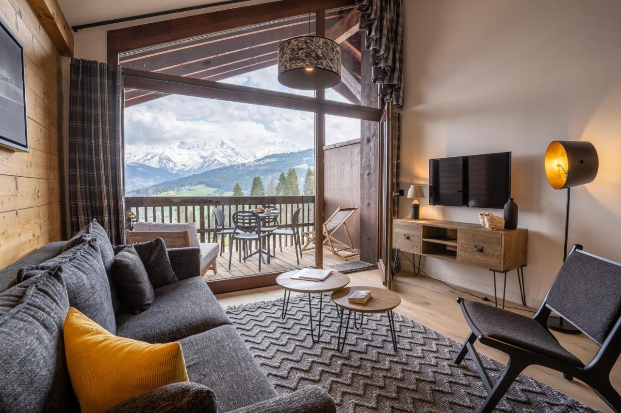Terresens - Les Roches Blanches Aparthotel Combloux Buitenkant foto