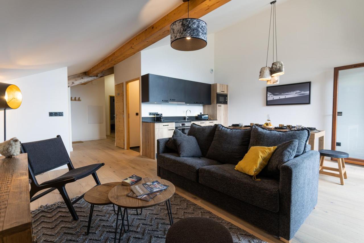 Terresens - Les Roches Blanches Aparthotel Combloux Buitenkant foto