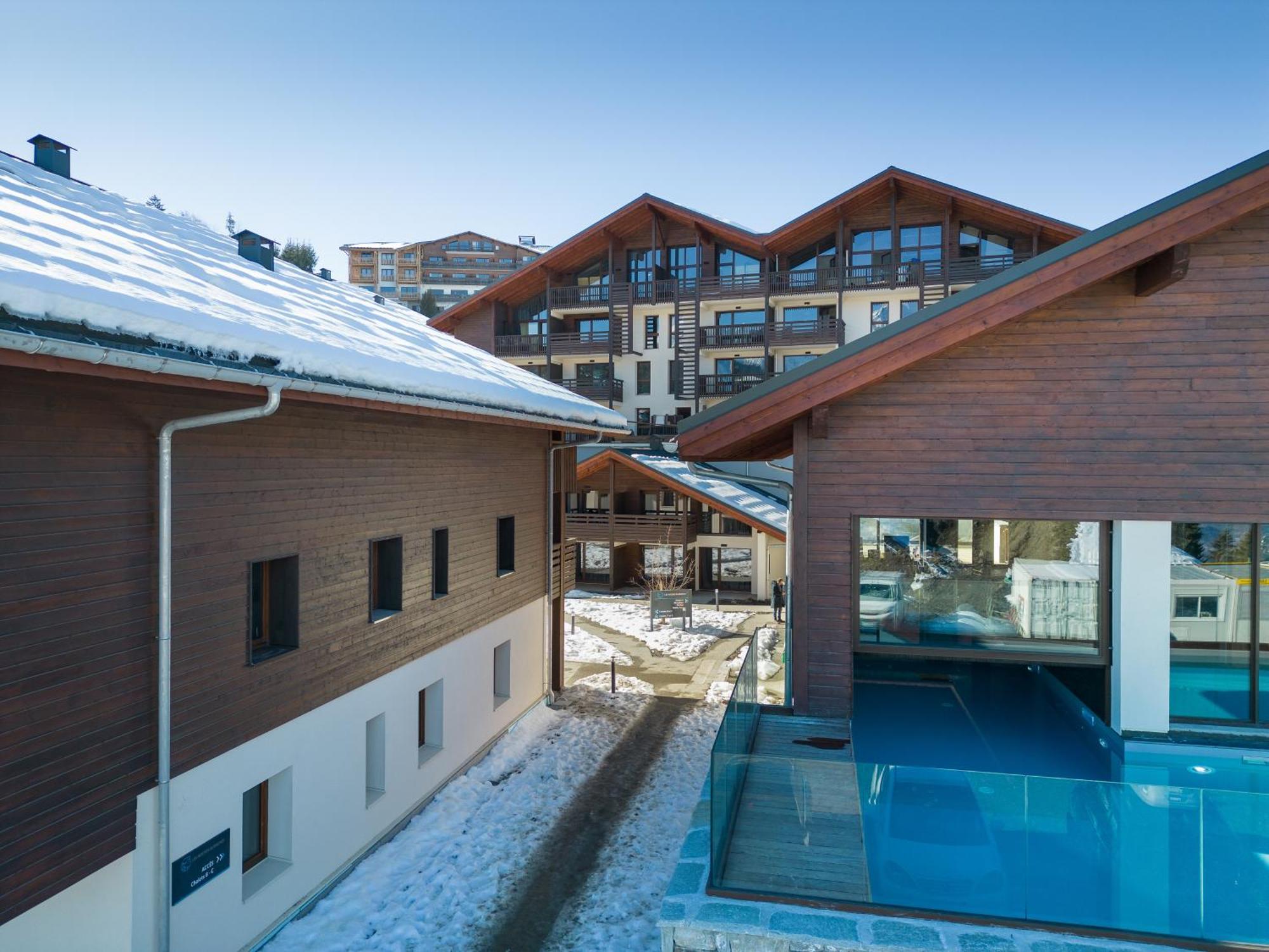 Terresens - Les Roches Blanches Aparthotel Combloux Buitenkant foto